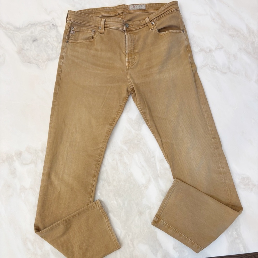 AG Jeans Tellis Slim Fit Jean Men’s Size 36x33 Gold